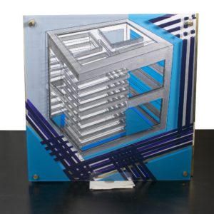 Cubo en Acero - Vacío Vibratorio Adentro y Afuera